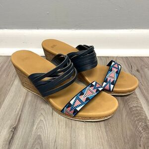 Teva Arrabelle Cork Wedge Sandals in Size 10